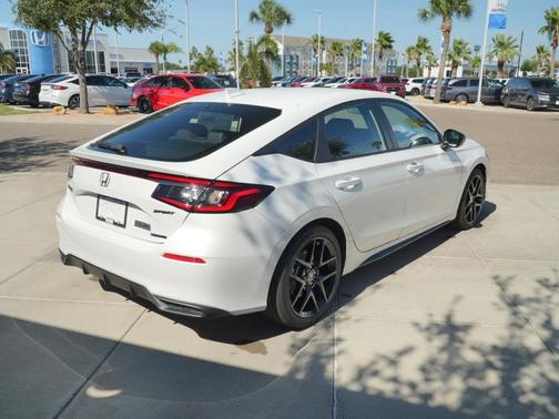 Platinum White Pearl 2026 Honda Civic Hybrid Sport