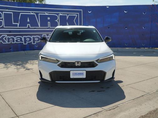 Platinum White Pearl 2026 Honda Civic Hybrid Sport