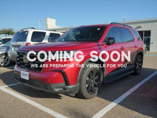 Radiant Red Metallic II 2025 Honda Pilot Black Edition
