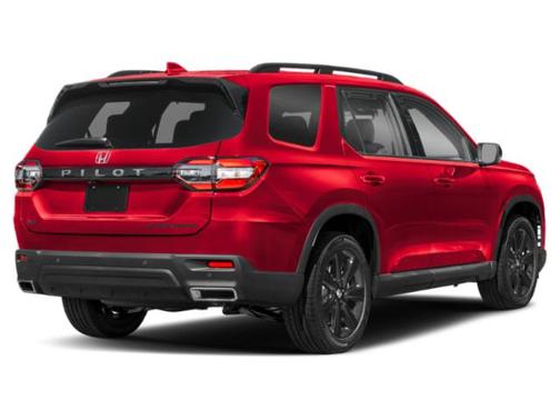 Radiant Red Metallic II 2025 Honda Pilot Black Edition