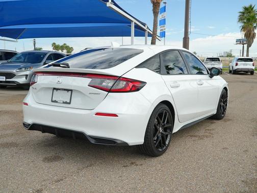 Platinum White Pearl 2025 Honda Civic Sport