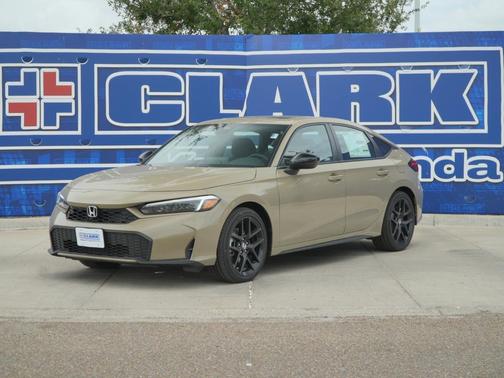 Sand Dune Pearl 2026 Honda Civic Hybrid Sport
