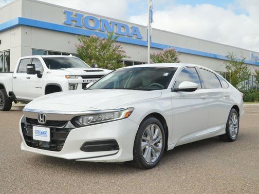 Platinum White Pearl 2020 Honda Accord LX 1.5T