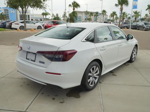 Platinum White Pearl 2026 Honda Civic LX