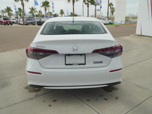 Platinum White Pearl 2026 Honda Civic LX