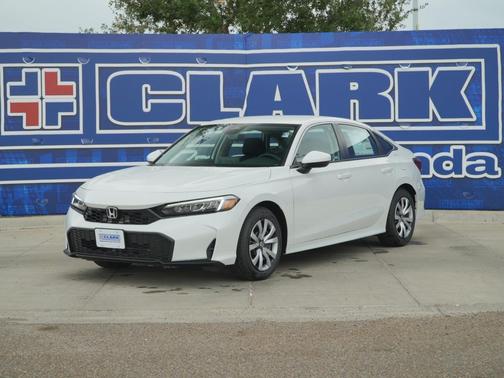 Platinum White Pearl 2026 Honda Civic LX