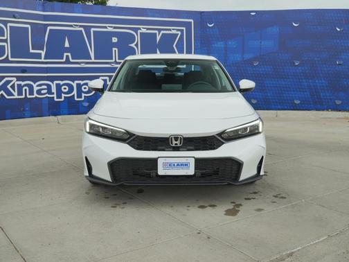 Platinum White Pearl 2026 Honda Civic LX
