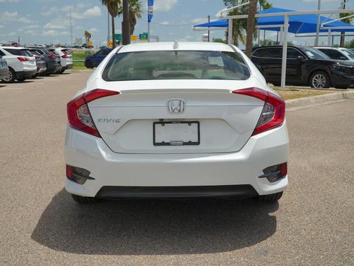 White Orchid Pearl 2018 Honda Civic EX-L