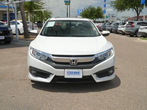 White Orchid Pearl 2018 Honda Civic EX-L