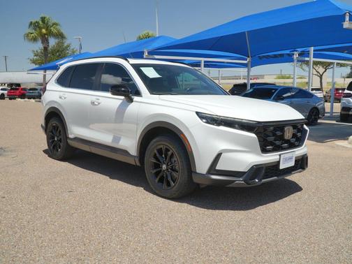 Platinum White Pearl 2024 Honda CR-V Hybrid Sport AWD
