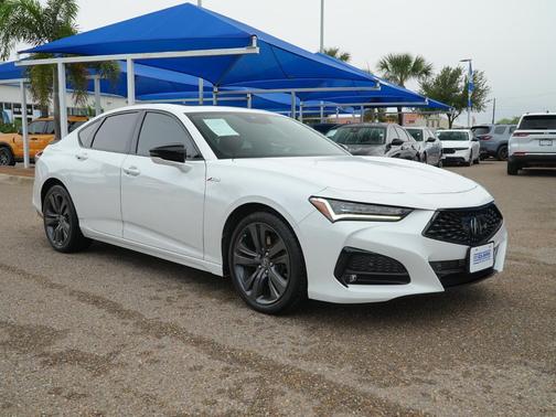 Platinum White Pearl 2023 Acura TLX A-Spec