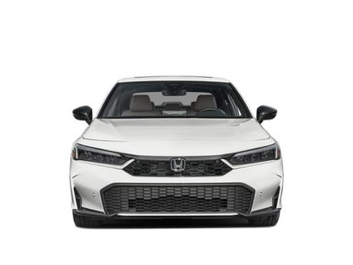 Platinum White Pearl 2026 Honda Civic Hybrid Sport Touring
