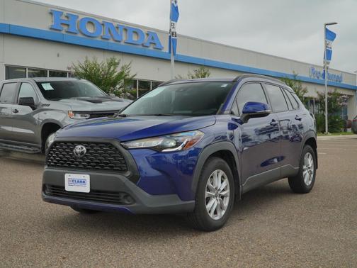 Blue Crush Metallic 2022 Toyota Corolla Cross LE