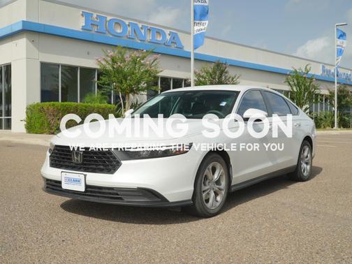 Platinum White Pearl 2024 Honda Accord LX 1.5T