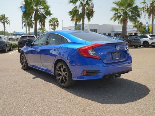 Aegean Blue Metallic 2020 Honda Civic Sport