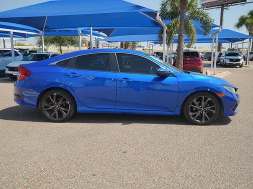 Aegean Blue Metallic 2020 Honda Civic Sport