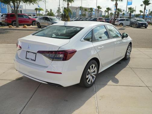 Platinum White Pearl 2026 Honda Civic LX