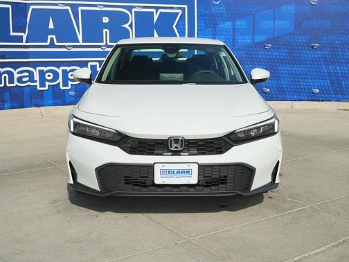 Platinum White Pearl 2026 Honda Civic LX