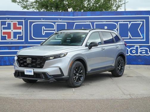 Solar Silver Metallic 2026 Honda CR-V Hybrid Sport FWD