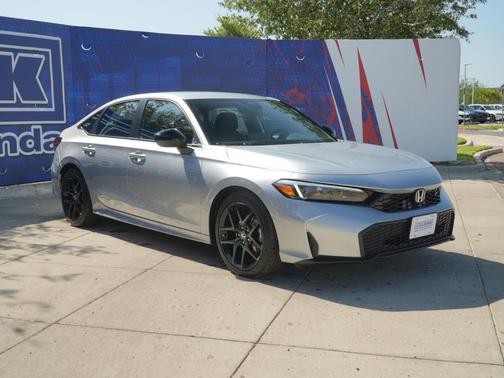 Solar Silver Metallic 2026 Honda Civic Sport