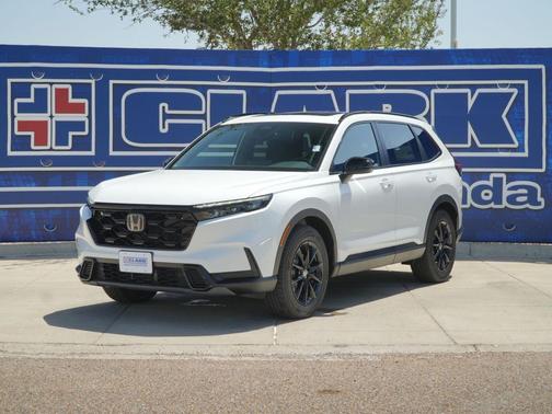 Platinum White Pearl 2026 Honda CR-V Hybrid Sport FWD