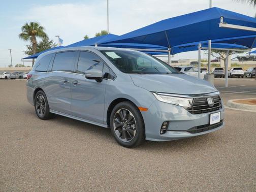 Sonic Gray Pearl 2024 Honda Odyssey Elite