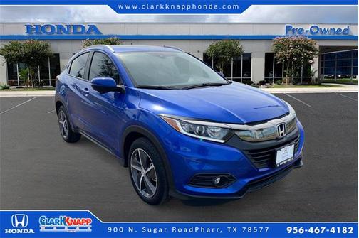 Aegean Blue Metallic 2022 Honda HR-V EX-L