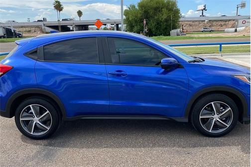 Aegean Blue Metallic 2022 Honda HR-V EX-L