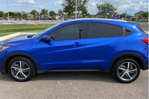 Aegean Blue Metallic 2022 Honda HR-V EX-L