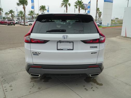 Platinum White Pearl 2026 Honda CR-V Hybrid Sport FWD