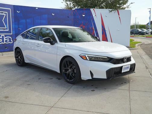 Platinum White Pearl 2026 Honda Civic Sport