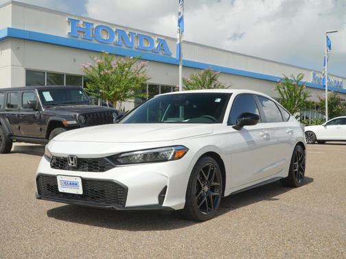 Platinum White Pearl 2026 Honda Civic Sport