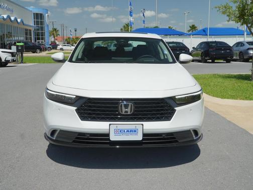 Platinum White Pearl 2026 Honda Accord Hybrid Touring