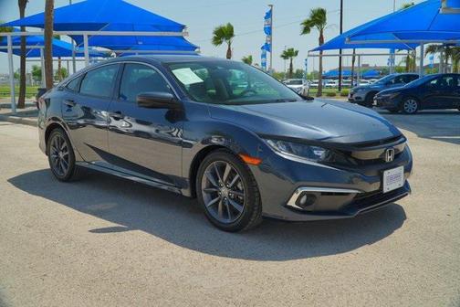 Cosmic Blue Metallic 2020 Honda Civic EX