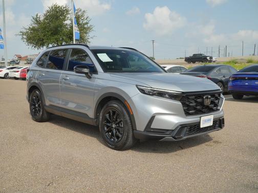 Solar Silver Metallic 2026 Honda CR-V Hybrid Sport-L FWD