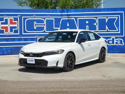 Platinum White Pearl 2026 Honda Civic Sport