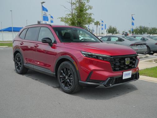 Radiant Red Metallic 2026 Honda CR-V Hybrid Sport-L FWD