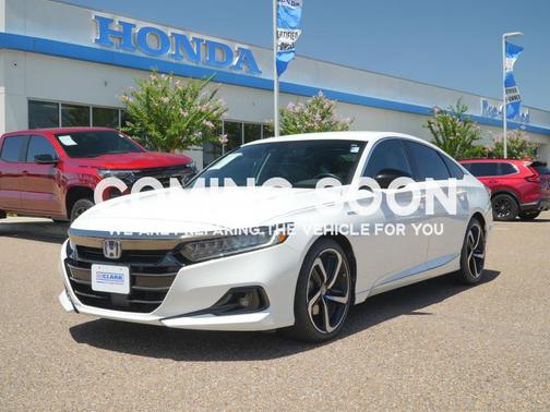 Platinum White Pearl 2022 Honda Accord Hybrid Sport