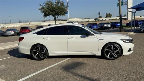 Platinum White Pearl 2022 Honda Accord Hybrid Sport