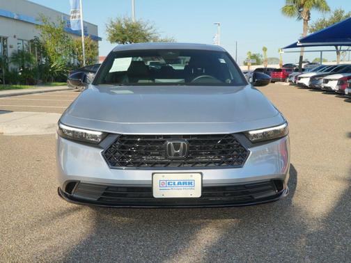 Solar Silver Metallic 2026 Honda Accord Hybrid Sport-L