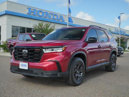 Radiant Red Metallic II 2025 Honda Pilot TrailSport