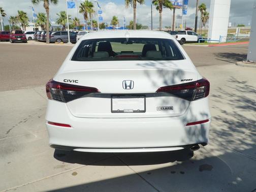 Platinum White Pearl 2026 Honda Civic Sport