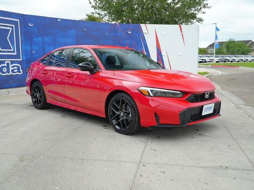 Rallye Red 2026 Honda Civic Hybrid Sport