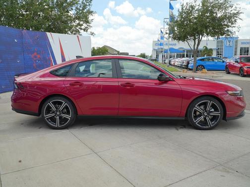Radiant Red Metallic 2026 Honda Accord Hybrid Sport