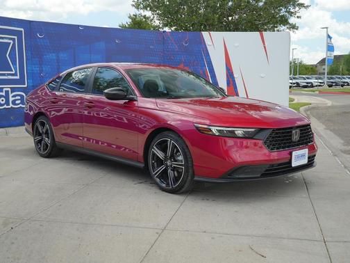 Radiant Red Metallic 2026 Honda Accord Hybrid Sport
