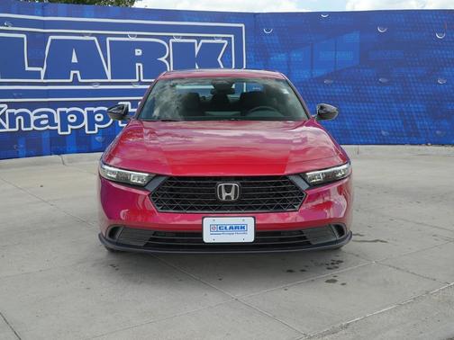 Radiant Red Metallic 2026 Honda Accord Hybrid Sport