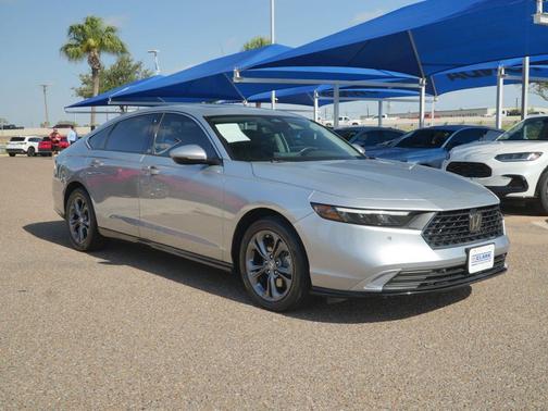 Solar Silver Metallic 2024 Honda Accord Hybrid EX-L
