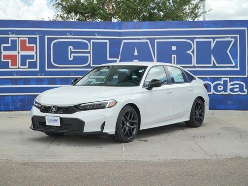 Platinum White Pearl 2026 Honda Civic Sport
