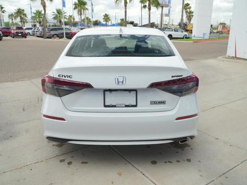 Platinum White Pearl 2026 Honda Civic Sport