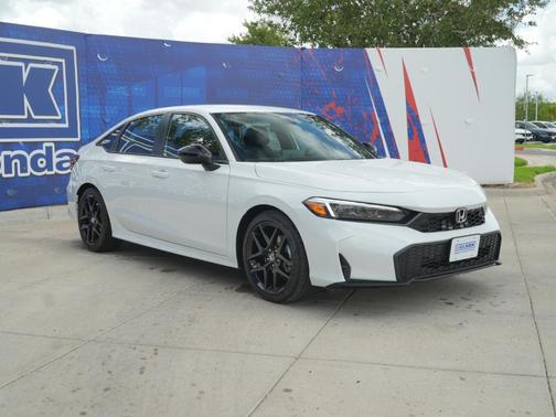 Platinum White Pearl 2026 Honda Civic Sport
